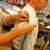 Make sure shoulders are relaxed, and arms are straight