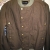 Nom De Guerre brown waxed-cotton bomber ($100)