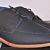Wood-soled canvas bluchers - $100