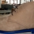 Tan suede desert boots with blue rubber soles