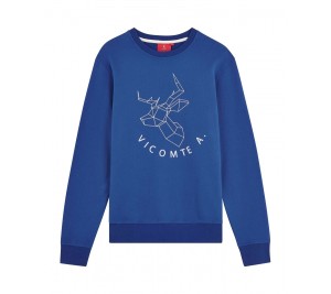 Vicomte-A Blue Sweatshirt