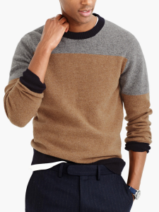 J. Crew Brown & Grey Sweater