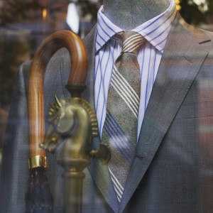 Holland & Sherry Window Display