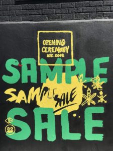 Opening Ceremony Sample Sale