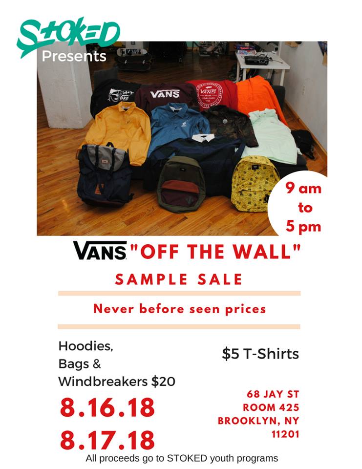 vans sample sale