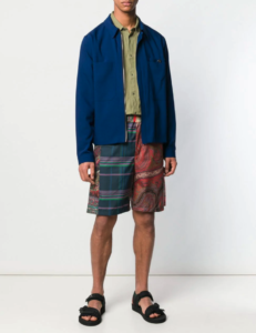 Pierre-Louis Mascia patchwork shorts